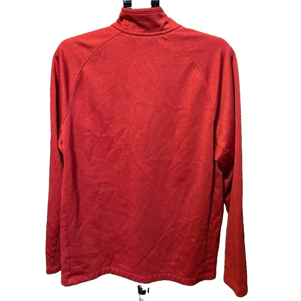 North Face Sweater Mens XL Orange Canyonlands Half Zip Pullover Gorpcore Hike